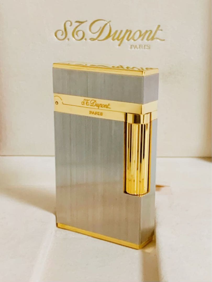 S.T.Dupont デュポン ガスライター ライン2 ヘアライン 16841