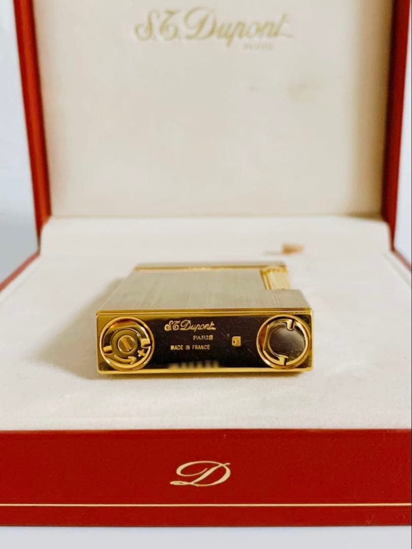 S.T.Dupont デュポン ガスライター ライン2 ヘアライン 16841