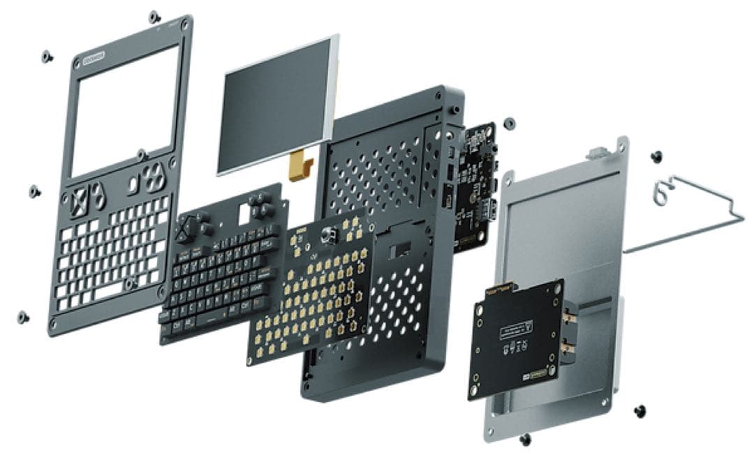 ミニPC ClockworkPi uConsole Linux portable PC