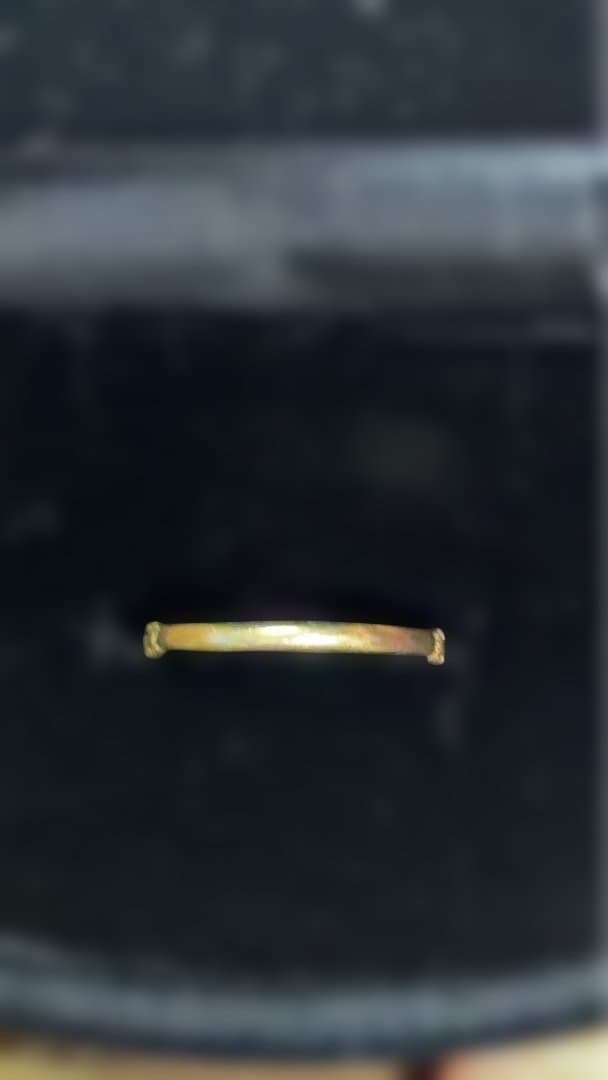 K18 ハーフエタニティ　リング