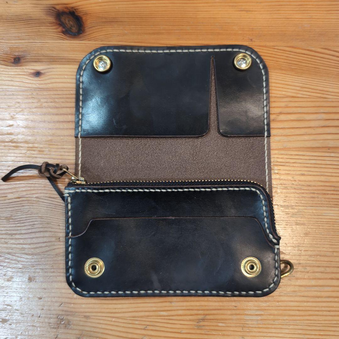 OUTLET　クロムエクセルレザー　ハーフトラッカーウォレット