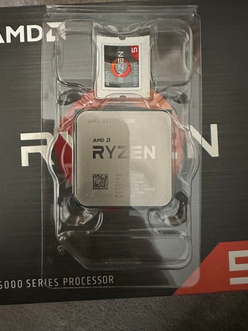 AMD Ryzen 5 5600 5000シリーズ CPUと冷却ファン