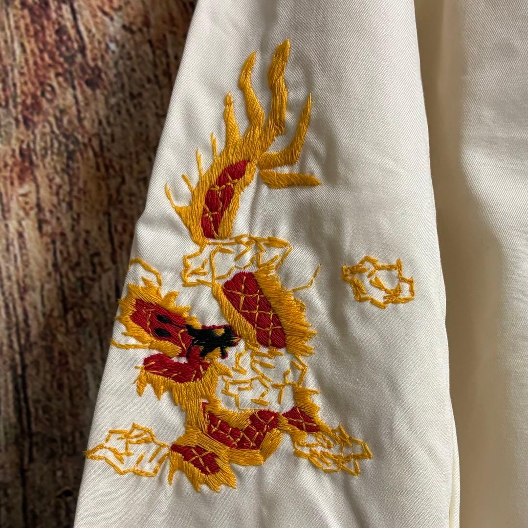 試着のみ‼︎レア柄‼︎ナノユニバース別注テーラー東洋ベトジャンTT13976白復刻