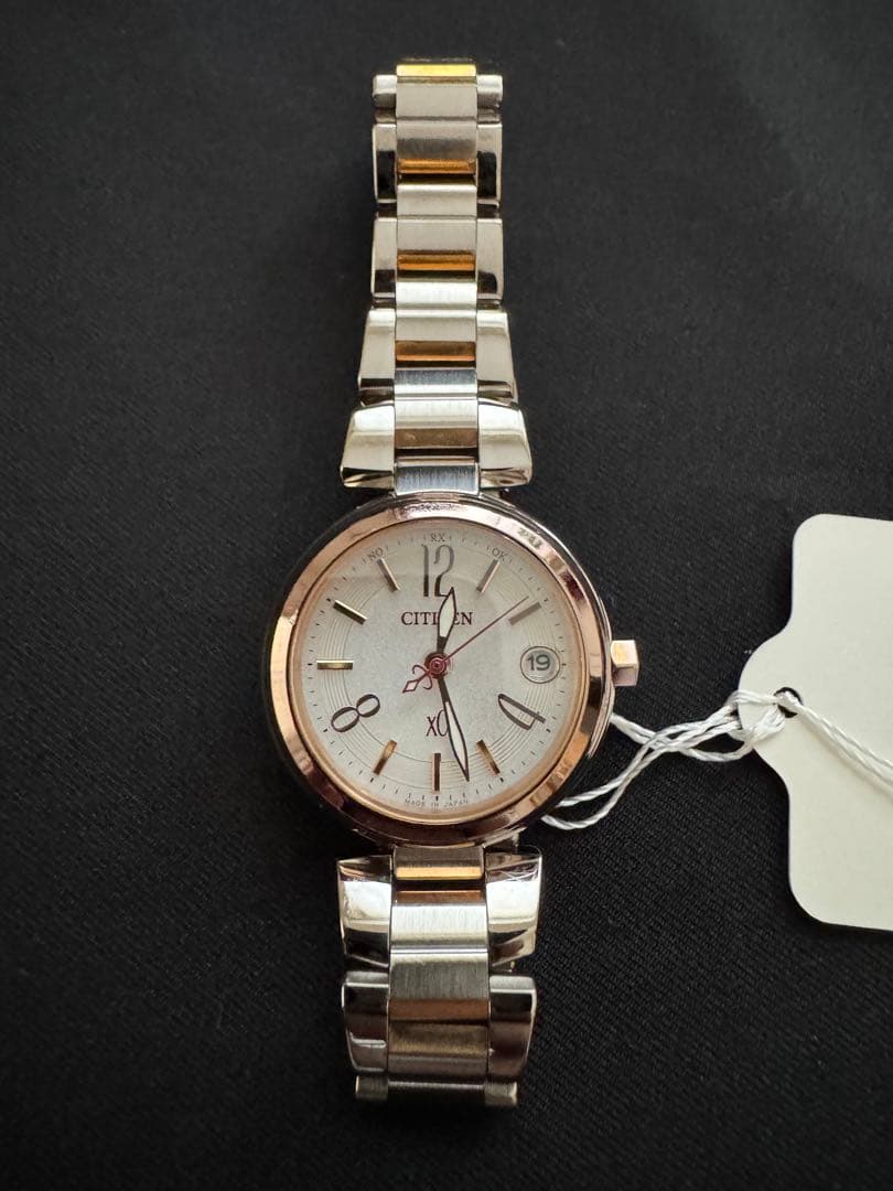 CITIZEN Xcクロスシー腕時計 シルバー/ローズゴールドエコドライブ