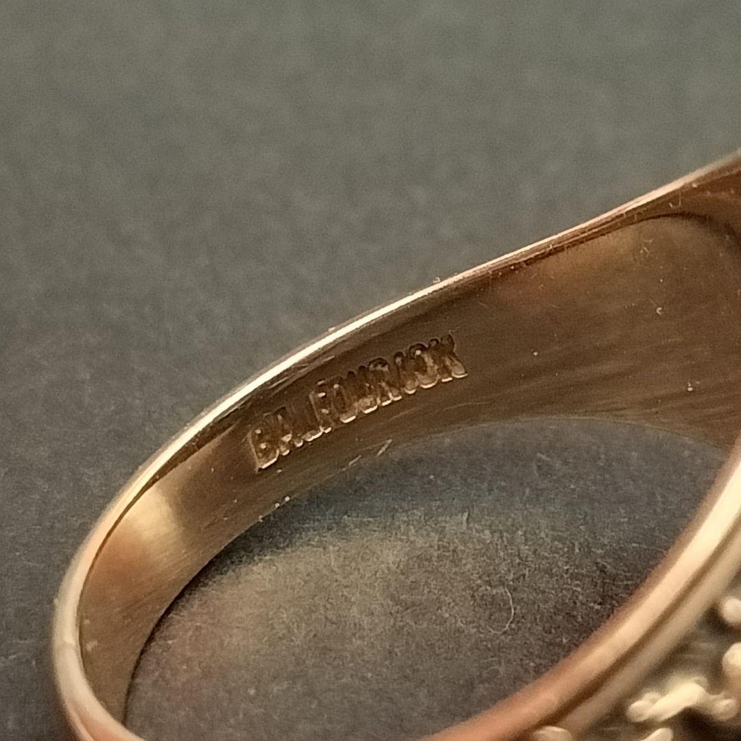 シ*ー様 1968年　BALFOUR社製　16.5号〜17号　10k　カレッジリ