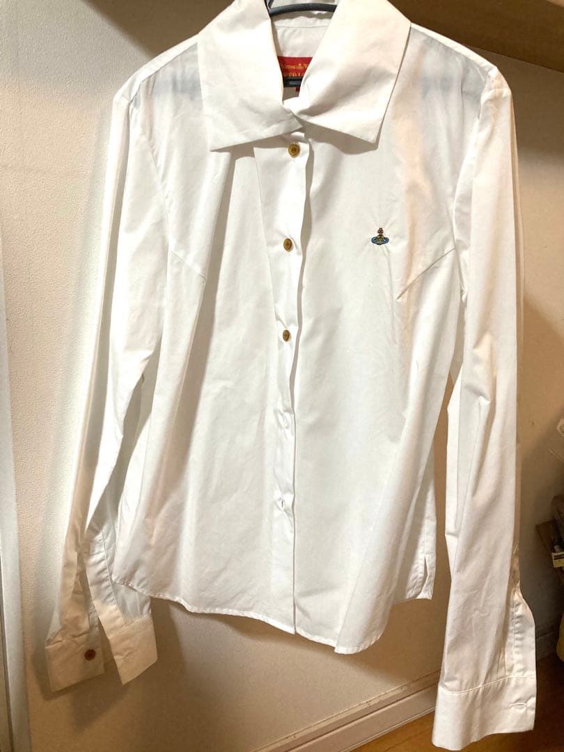 未使用/vivienne westwood 長袖 シャツ ブラウス 白