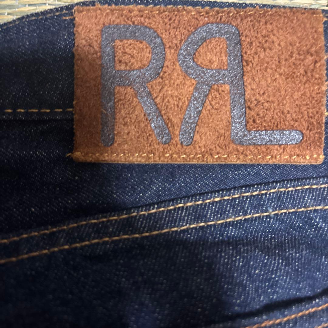 RRL ダークブルー ストレートデニム