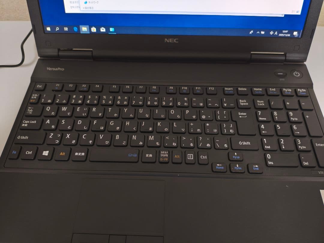 NECノートPCアダプター付 windows10 4GB SSD128GB