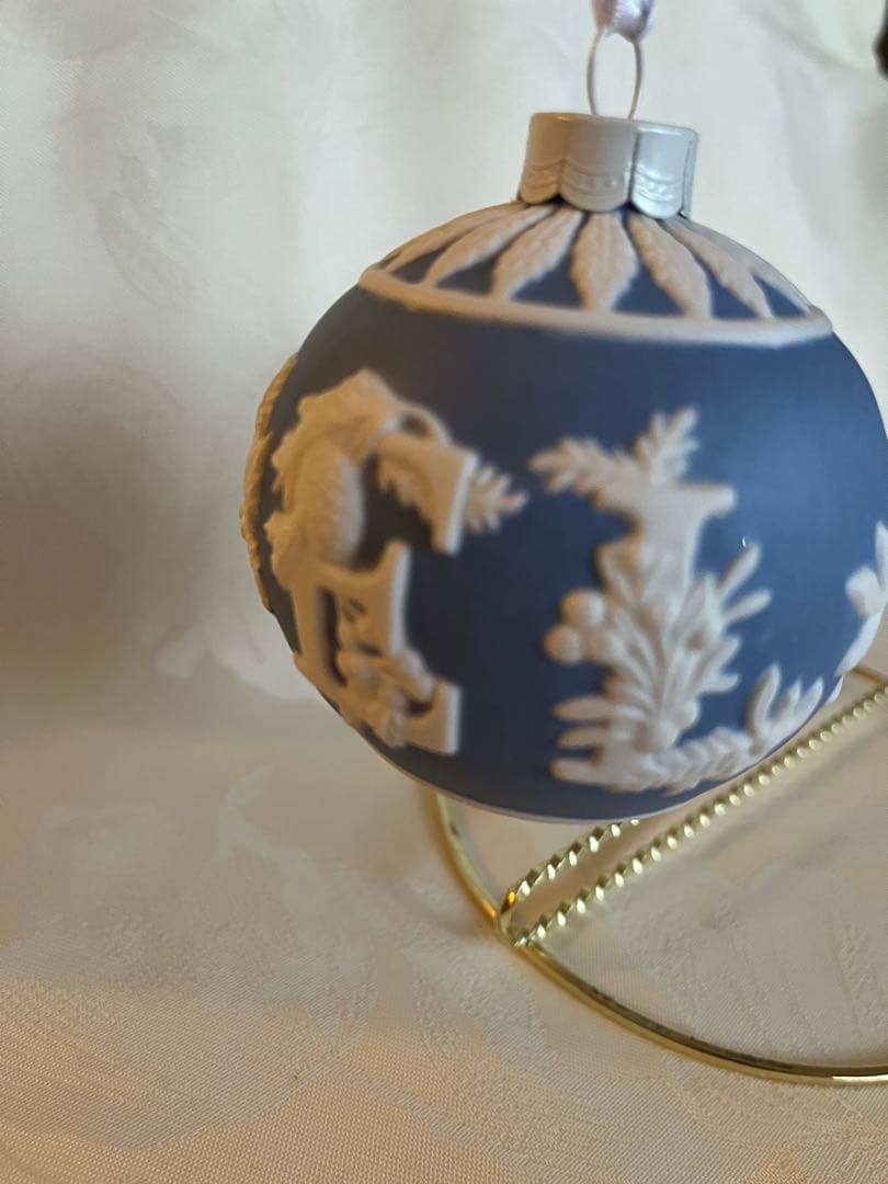 puppyページです　wedgewood オーナメント2点