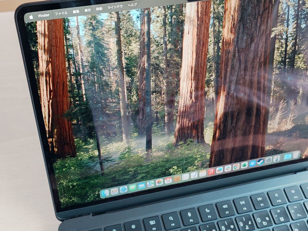 Apple MacBookAirM2 8GB256GBスペースグレー【訳有り】