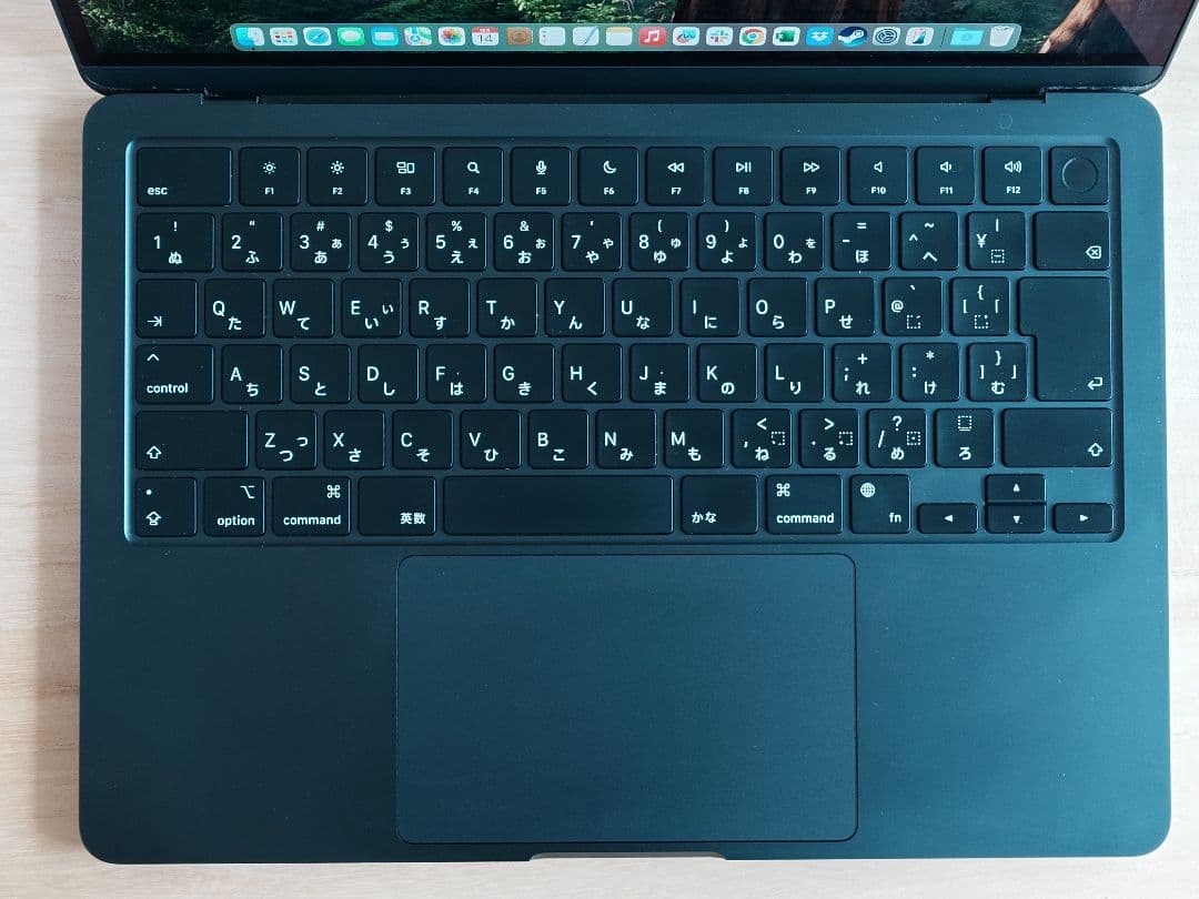 Apple MacBookAirM2 8GB256GBスペースグレー【訳有り】