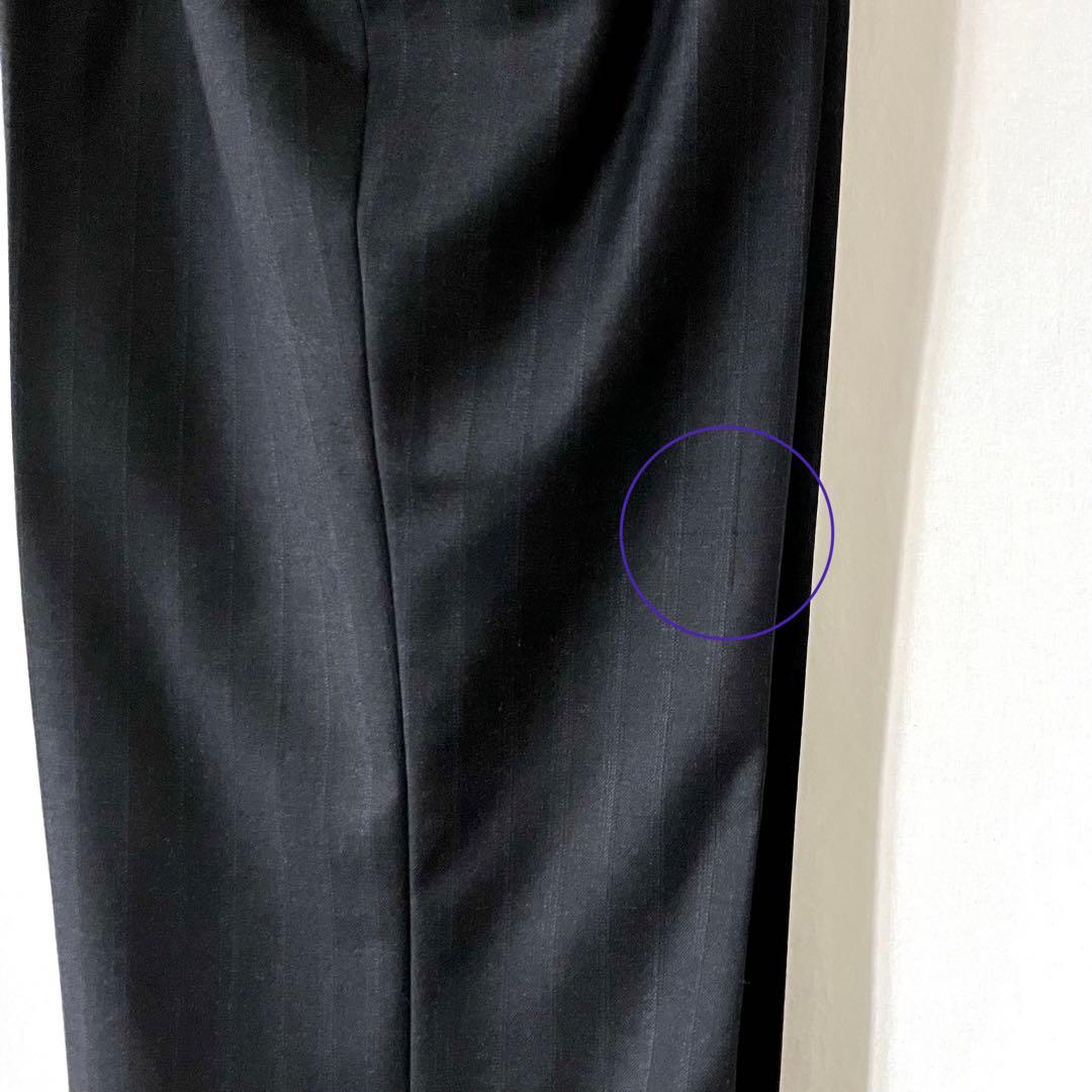 美品 Leilian ウール100% パンツスーツ 13 日本製 ゼニア別注生地