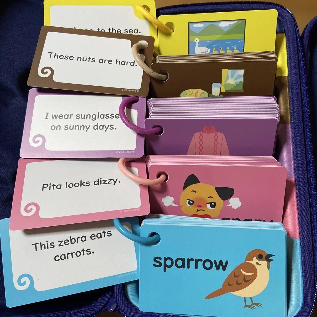 【サンリオイングリッシュマスター】カードリーダー　カード　セット