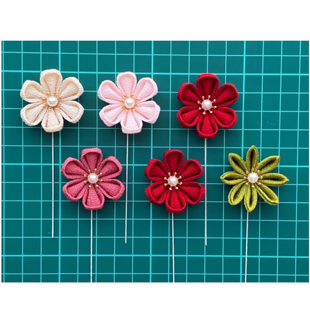 つまみ細工髪飾り つまみ細工 髪飾り 和装髪飾り 成人式 結婚式 卒業式 七五三