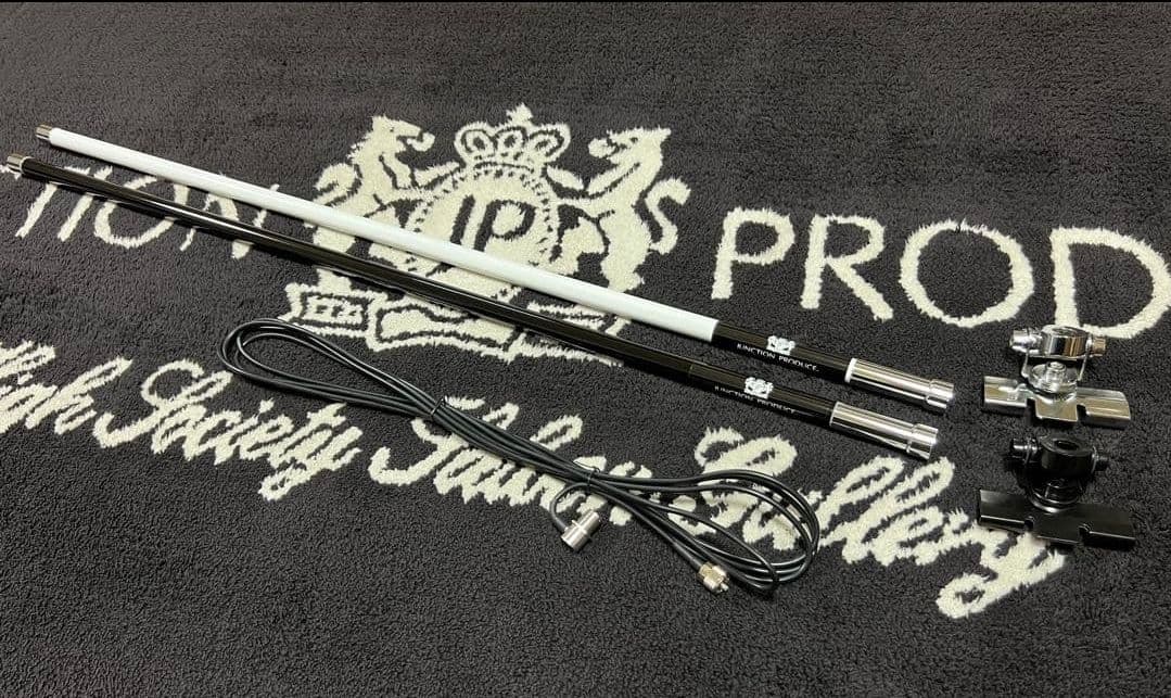 最新！送料込！VIPアンテナ白　本物ジャンクションプロデュース