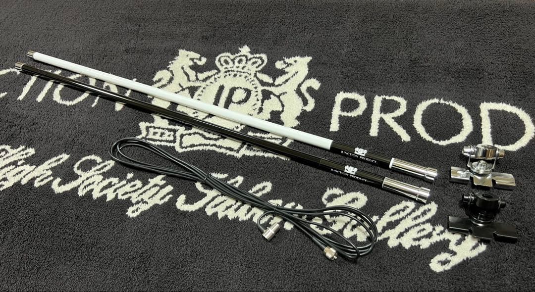 最新！送料込！VIPアンテナ白　本物ジャンクションプロデュース