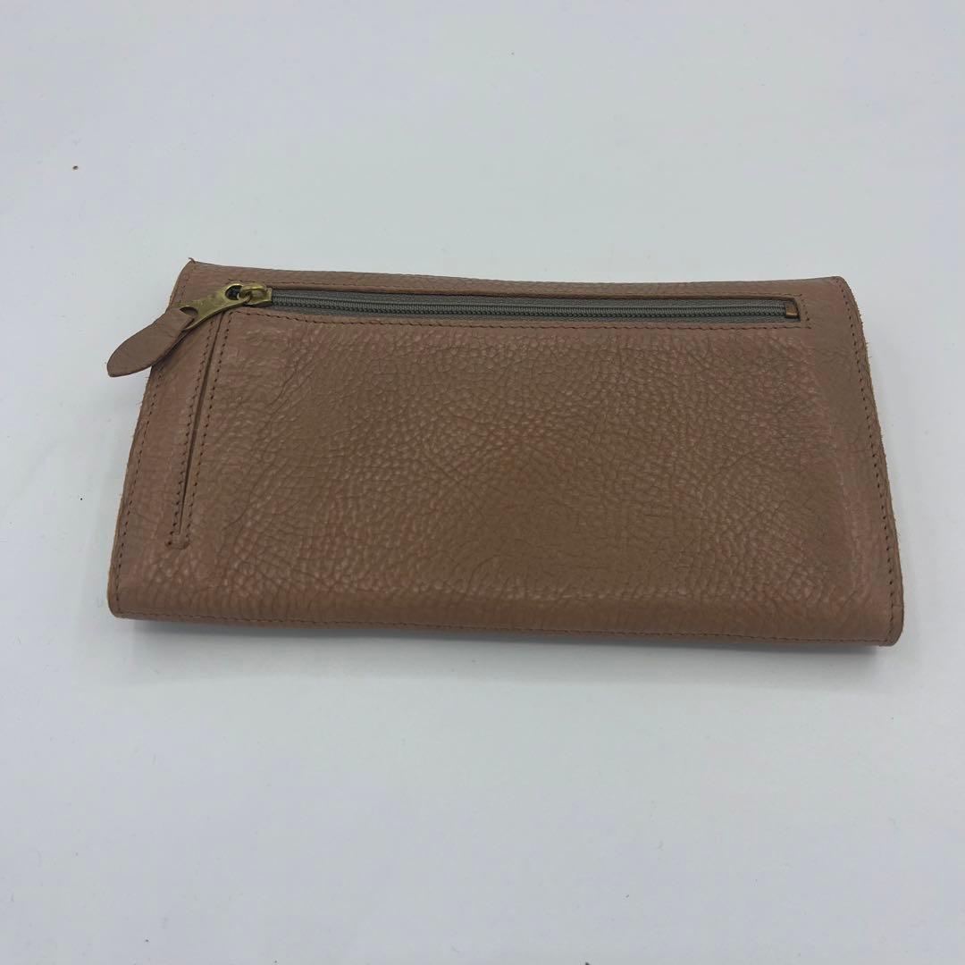 IL BISONTE 長財布 グレージュ　レザー　イルビゾンテ