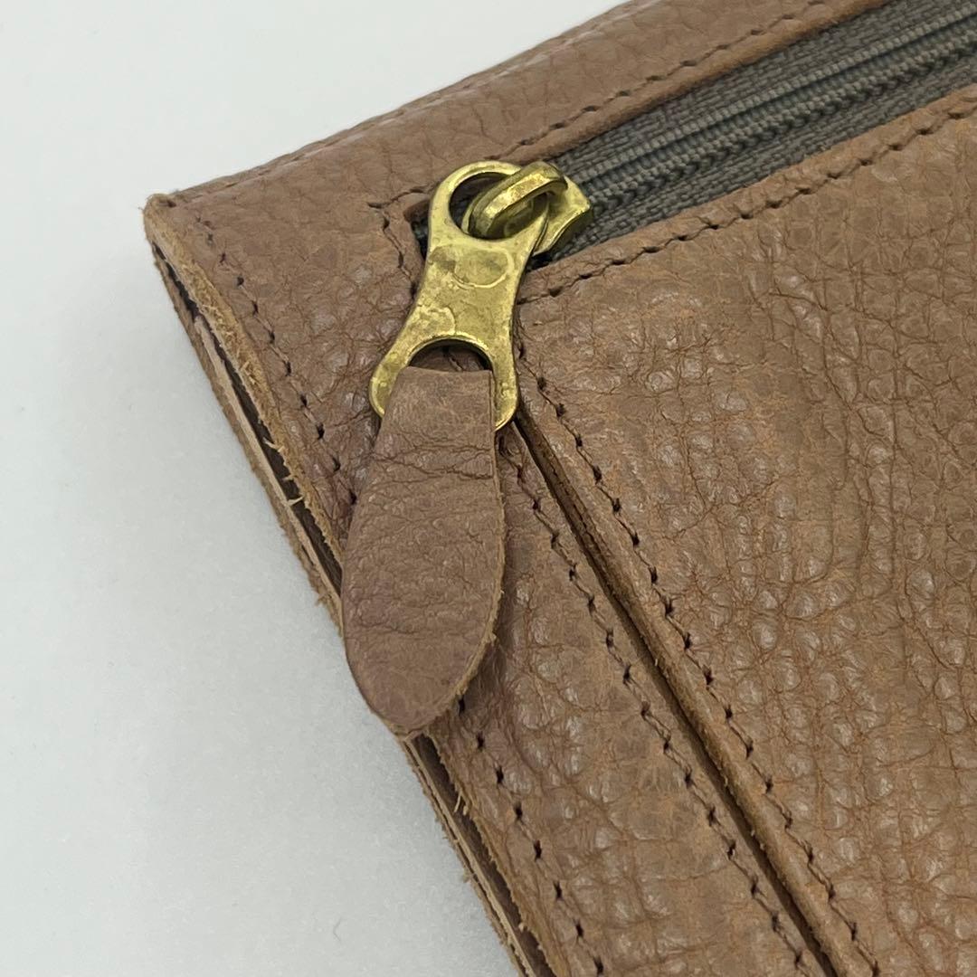 IL BISONTE 長財布 グレージュ　レザー　イルビゾンテ