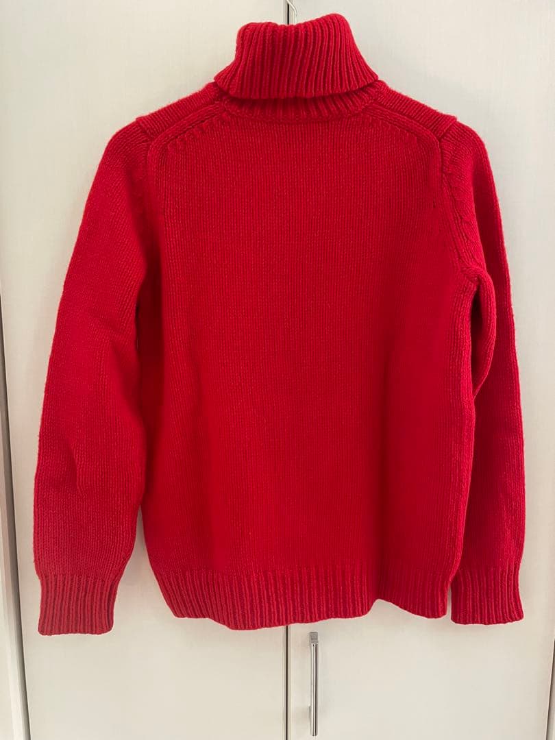 Demi-Luxe BEAMS ローゲージタートルネック ニット　カシミヤ混