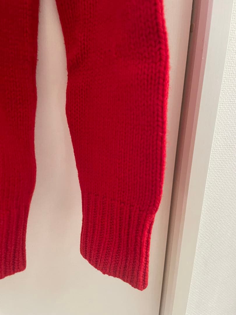 Demi-Luxe BEAMS ローゲージタートルネック ニット　カシミヤ混