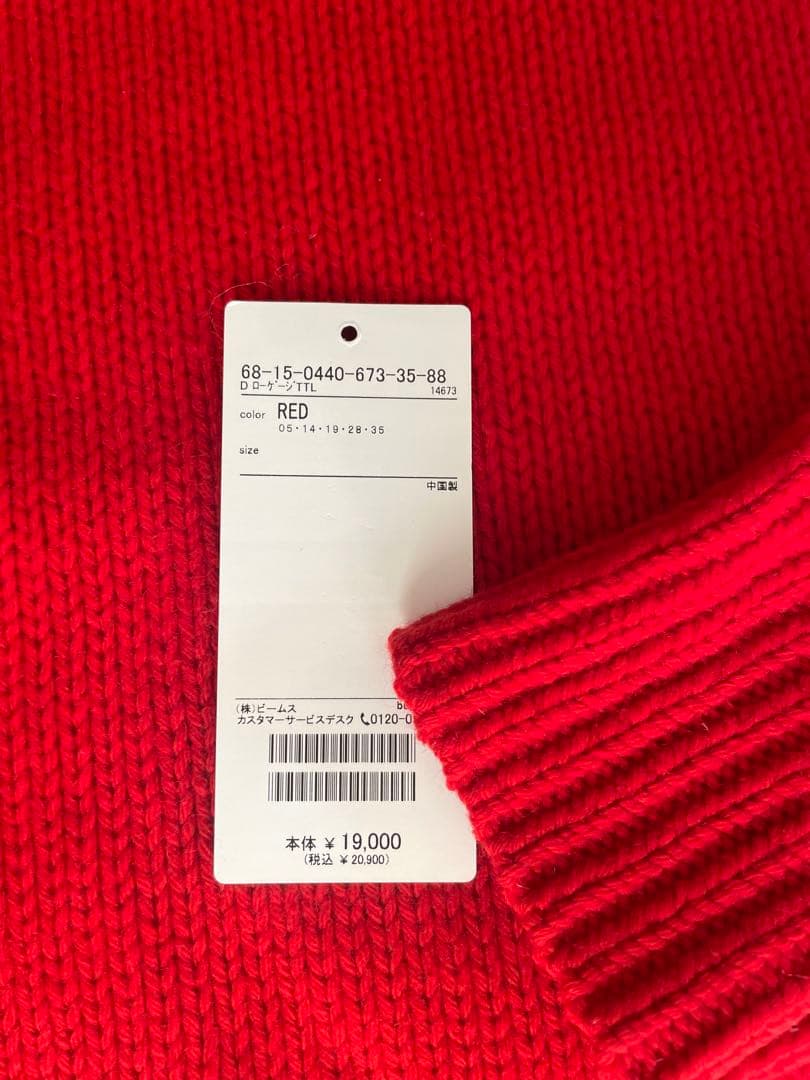 Demi-Luxe BEAMS ローゲージタートルネック ニット　カシミヤ混