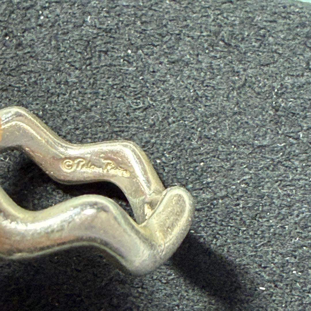 【最終価格・美品】ティファニーTiffanyジグザグウェーブリングシルバー8号