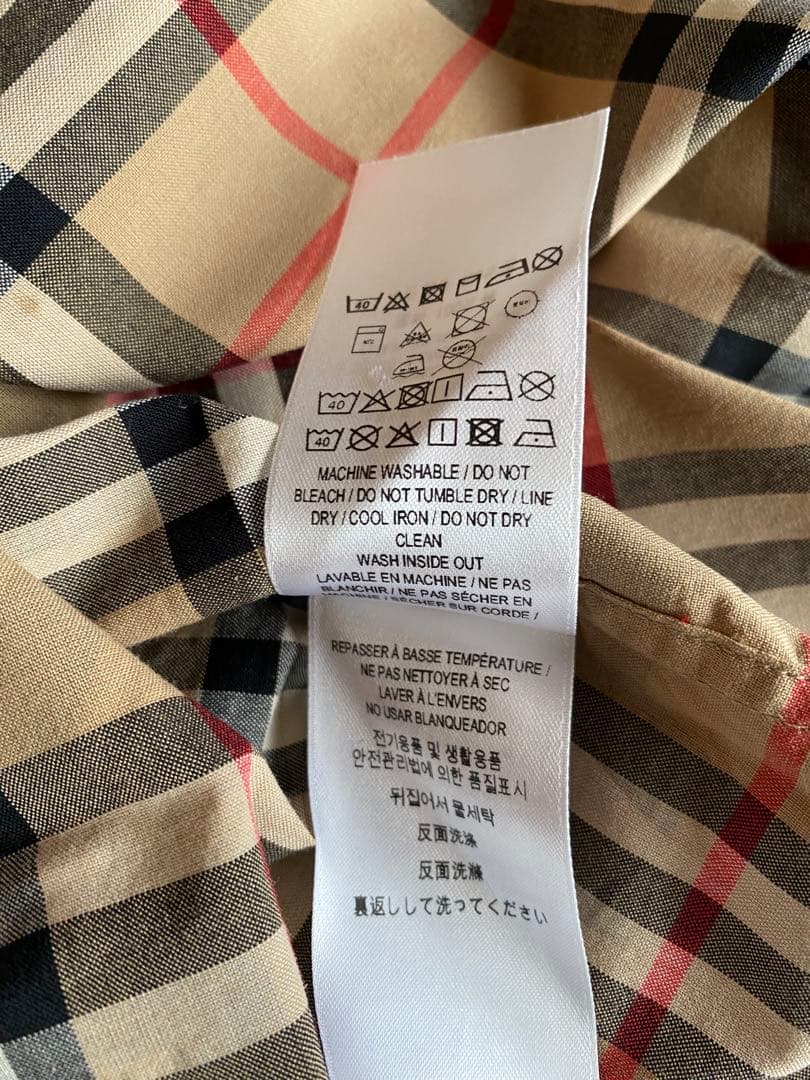 現行・美品✨バーバリー　ホースシェリー　ビックロゴ　ノバチェック　シャツ