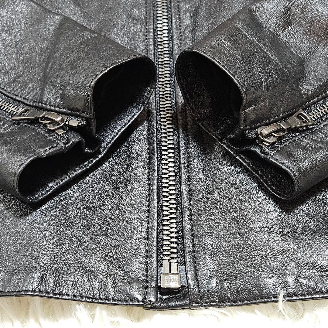 セオリー　ライダースジャケット　シングル　ラムレザー　BAVEWICK.L　S