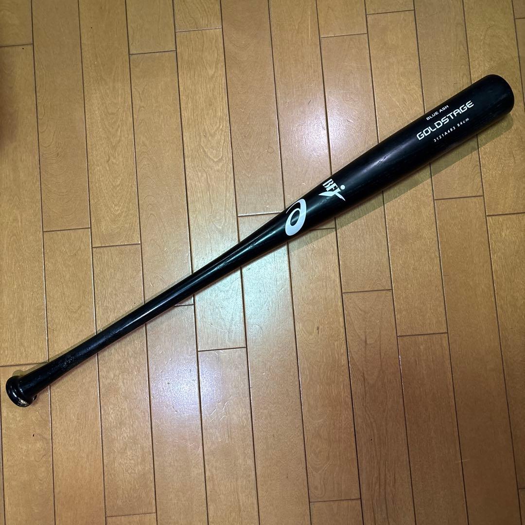 【大谷モデル】ゴールドステージ アオダモアシックス硬式木製バット84cm
