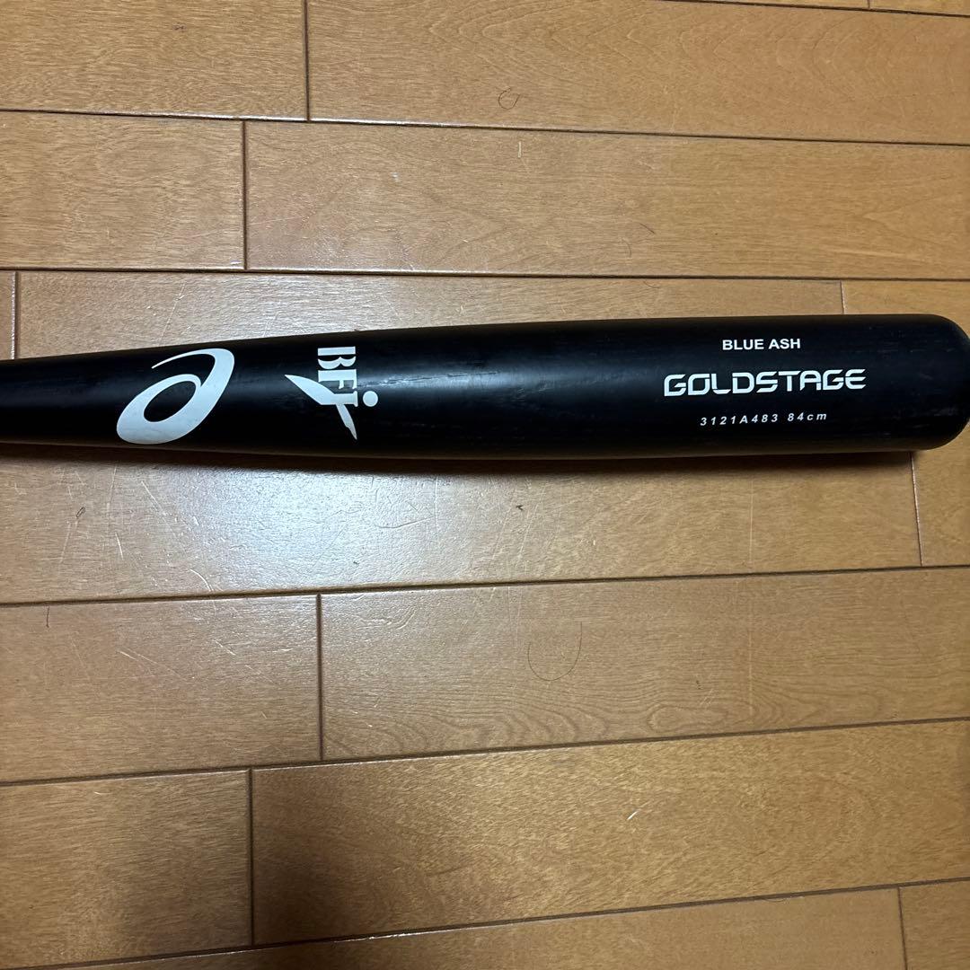 【大谷モデル】ゴールドステージ アオダモアシックス硬式木製バット84cm