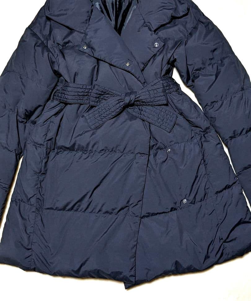 PLST✨プラステ ダウンコート ベルト付き　　黒　L　ゆったり　洗える