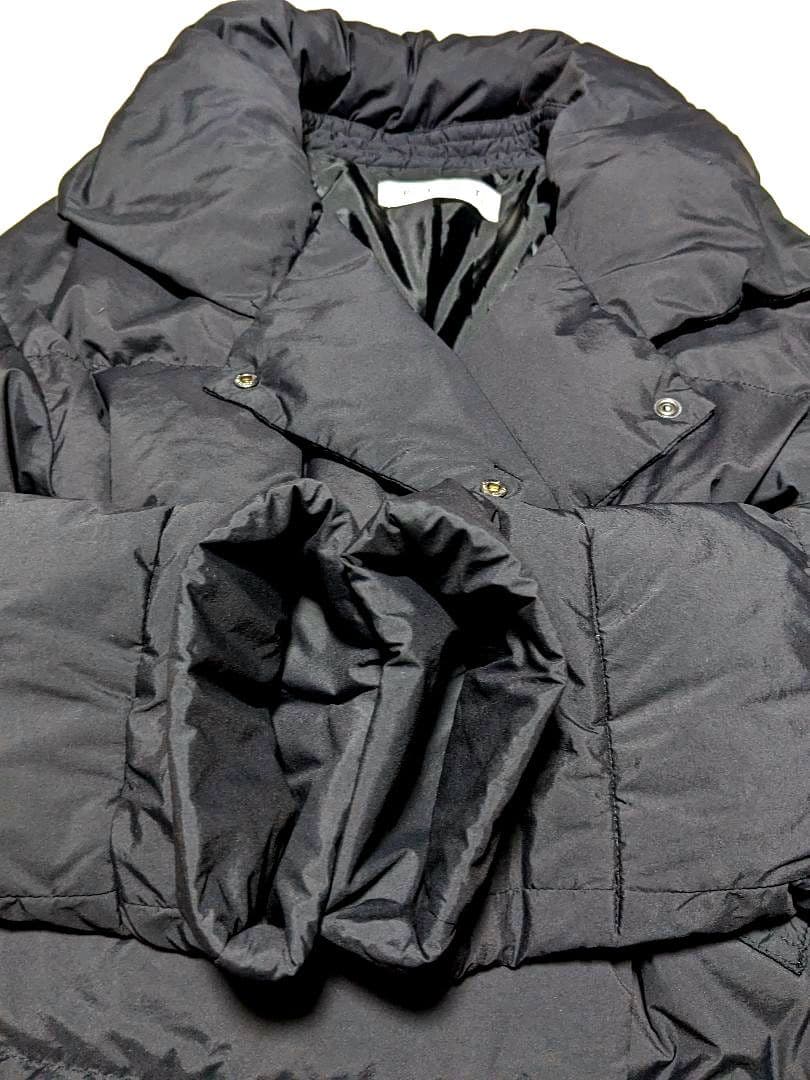 PLST✨プラステ ダウンコート ベルト付き　　黒　L　ゆったり　洗える