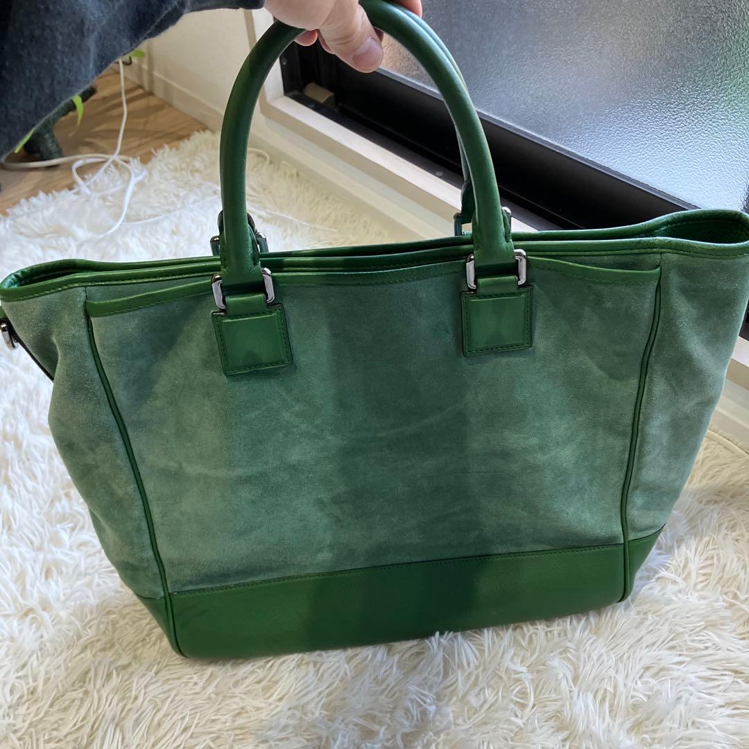 s*f様 LOEWE ロエベ アナグラム スエード レザー トートバッグ ボスト