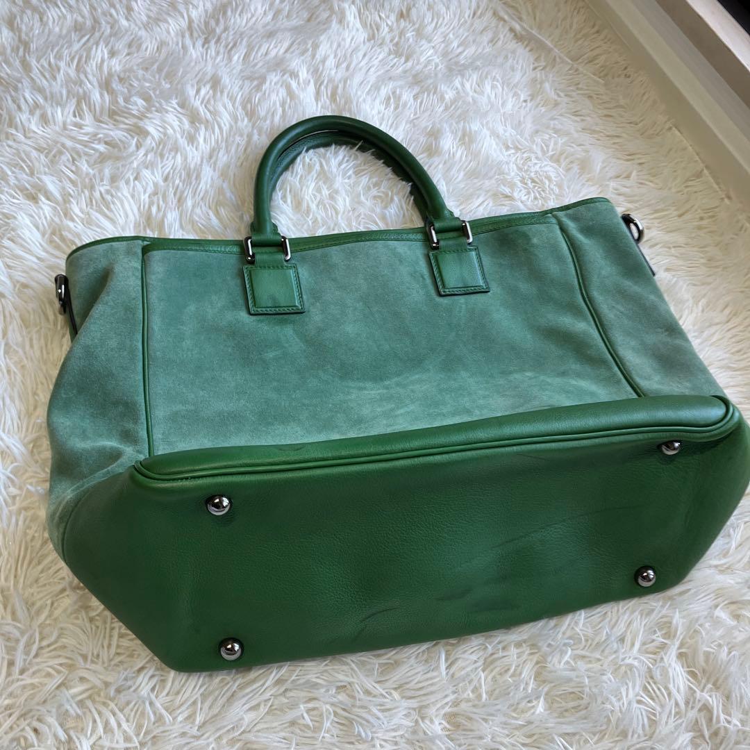 s*f様 LOEWE ロエベ アナグラム スエード レザー トートバッグ ボスト