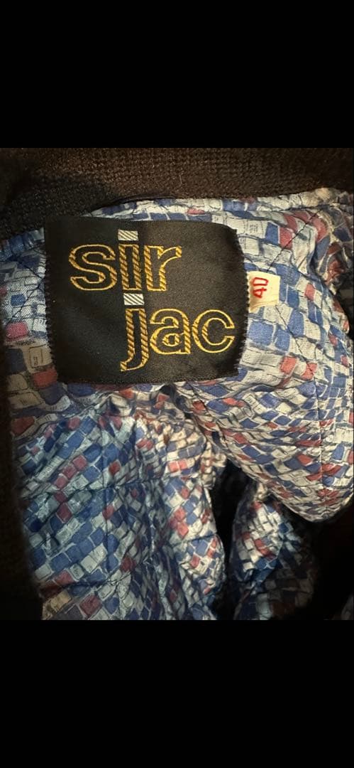 【*ン様 破格オークション70s SirJac ダービージャケット ネイビー　4