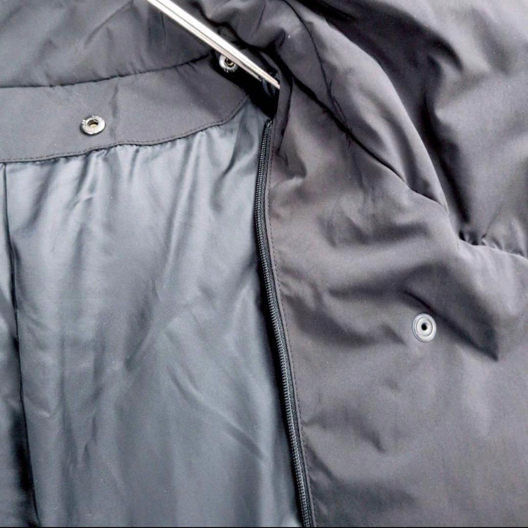 PLST ダウンジャケット 2way XXL ロング ダウンコート 黒Black