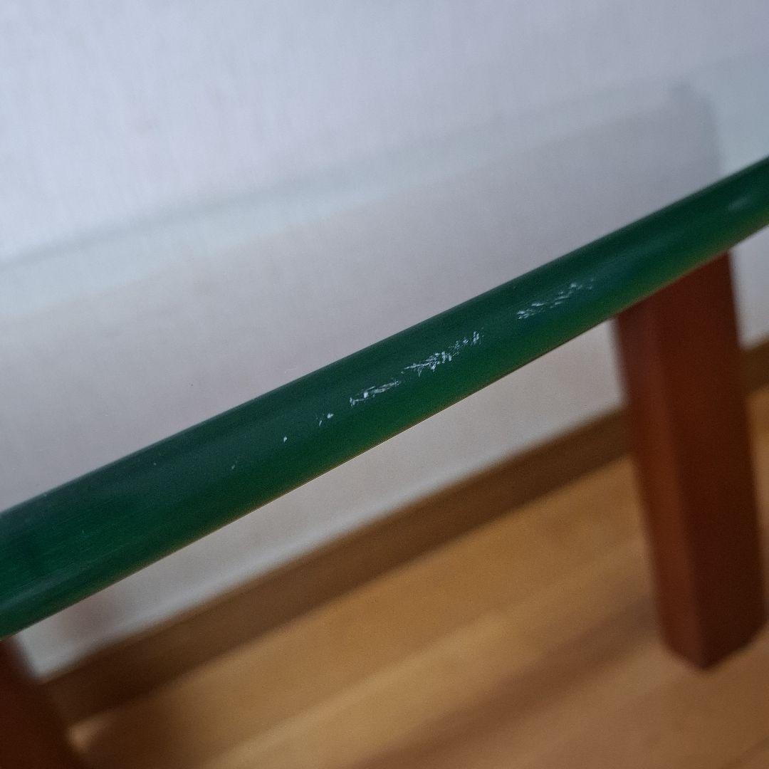 楕円形ガラスセンターテーブル　ガラス部のみ①