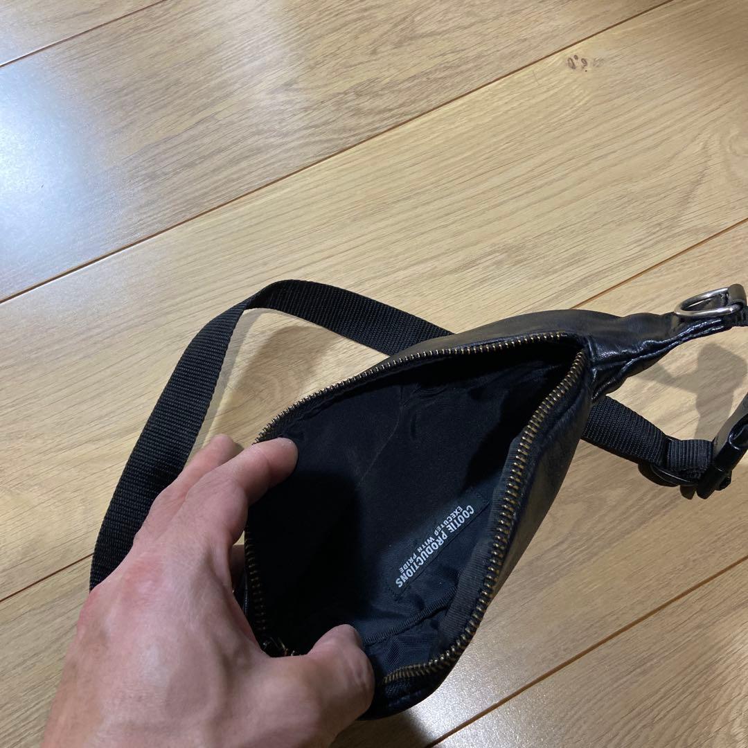 バッグ COOTIE / Leather Waist Pack