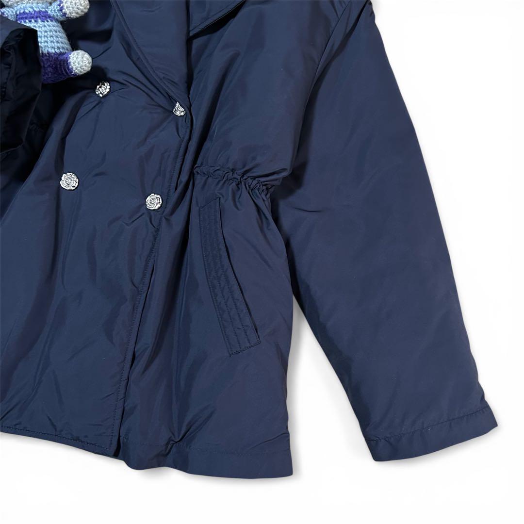 極美品　24/AW　インゲボルグ　ショールカラーダブル中綿コート　花型ボタン