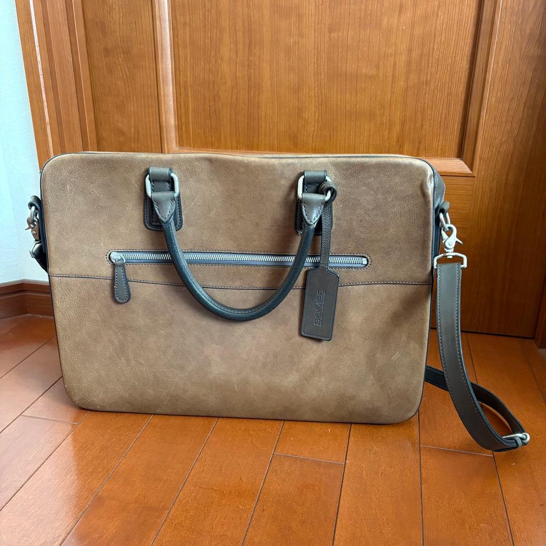 SOMES SADDLE ビジネスバッグ 本革 A4 自立 2way
