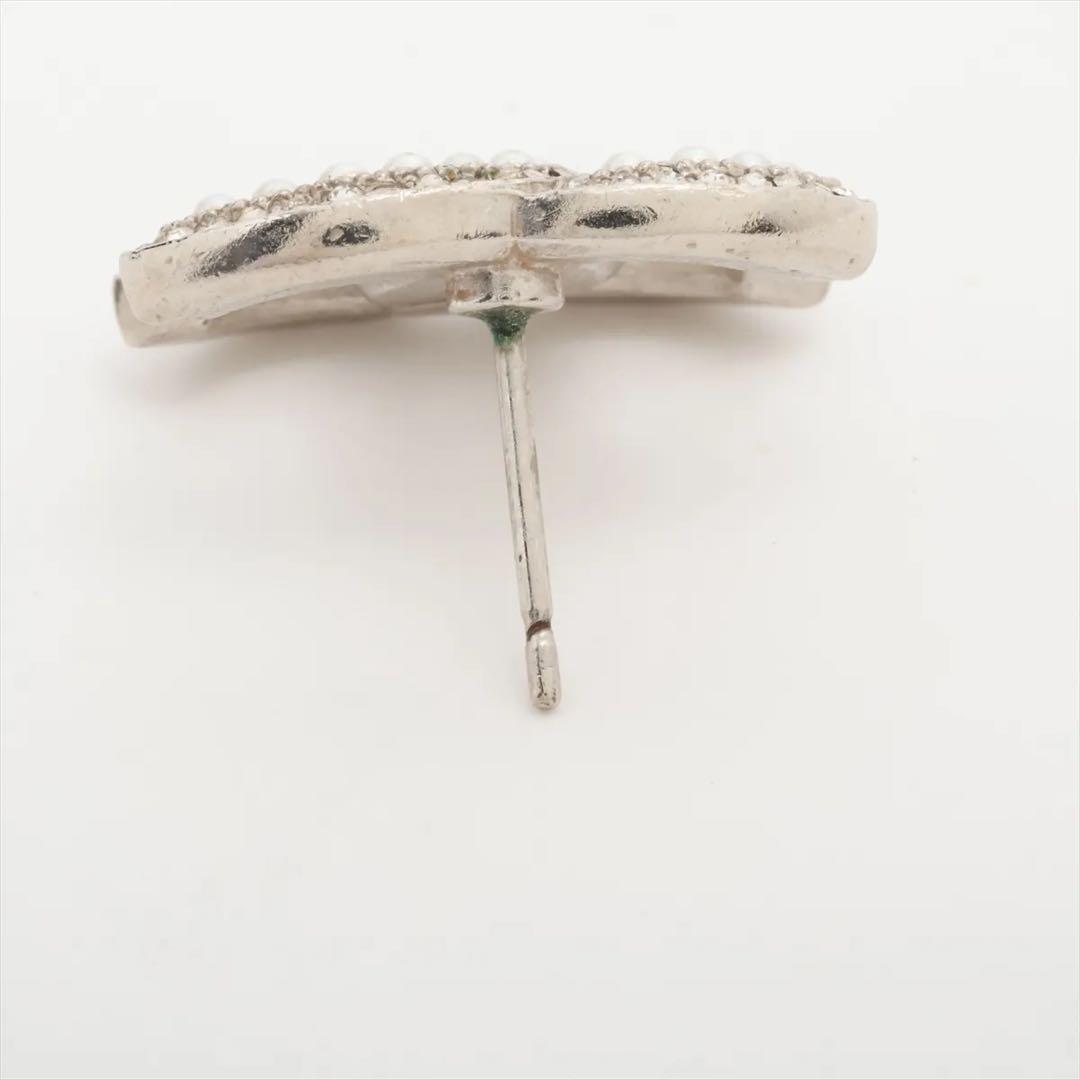 CHANEL ピアス C21V ココマーク　パール　シルバー　ピアス　片耳