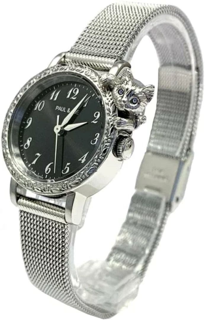 PAUL & JOE 猫モチーフ 腕時計