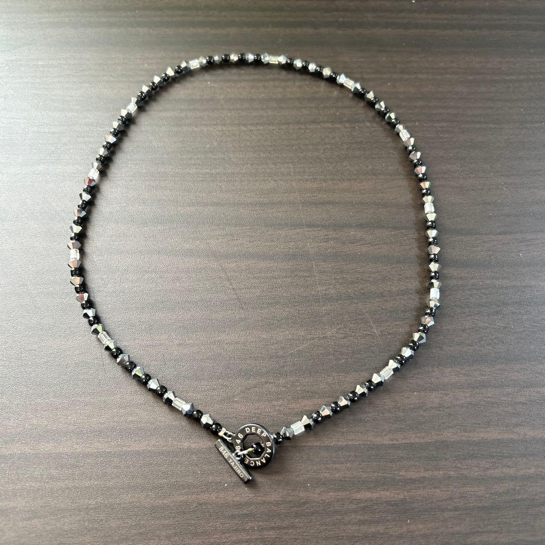 846ネックレス ブラック・シルバー