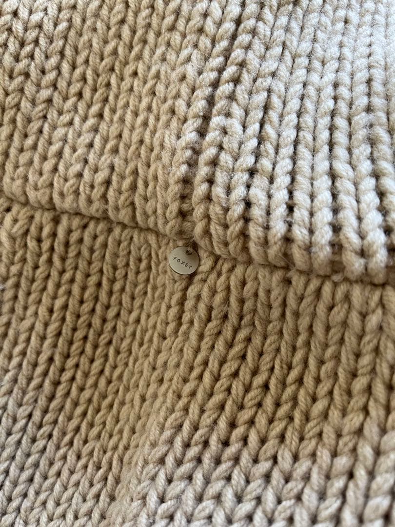 フォクシー　カシミヤブレンドダッフルコート