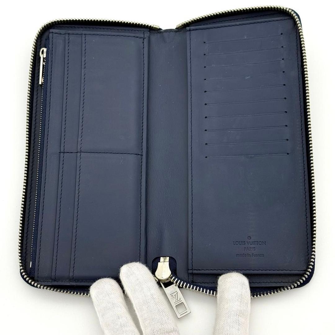 ルイヴィトン【現行　最高級美品】アエログラム ジッピーヴェルティカル　メンズ