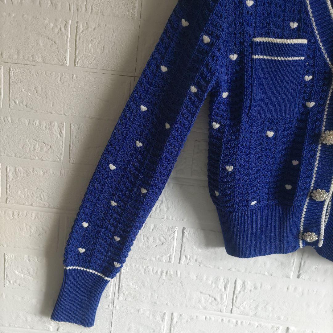 専用✨美品✨ ダブルスタンダードクロージング　ハート刺繍 Vネック カーディガン