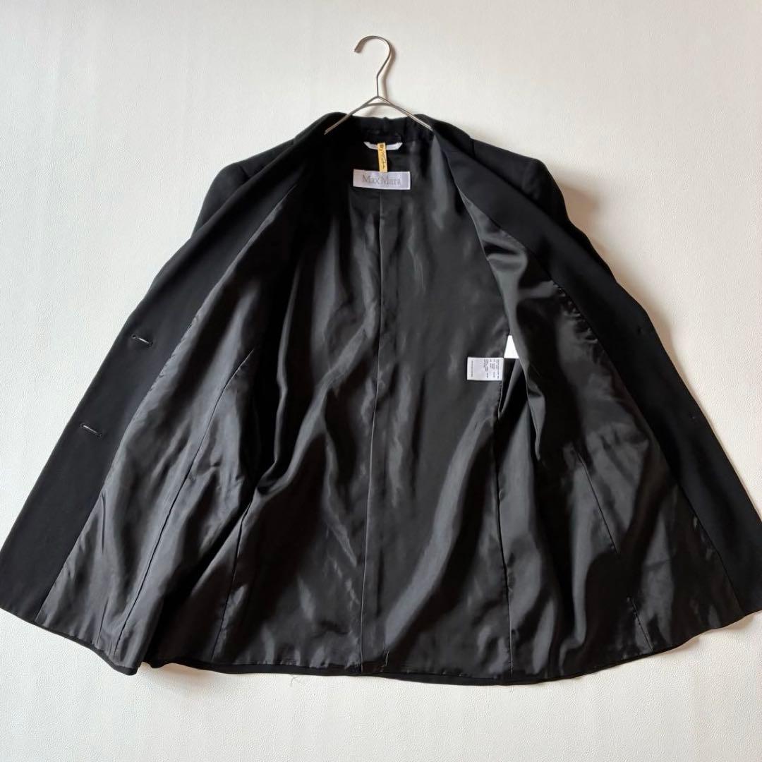 Max Mara マックスマーラ　パンツスーツ　白タグ　イタリア製　柔らか　40