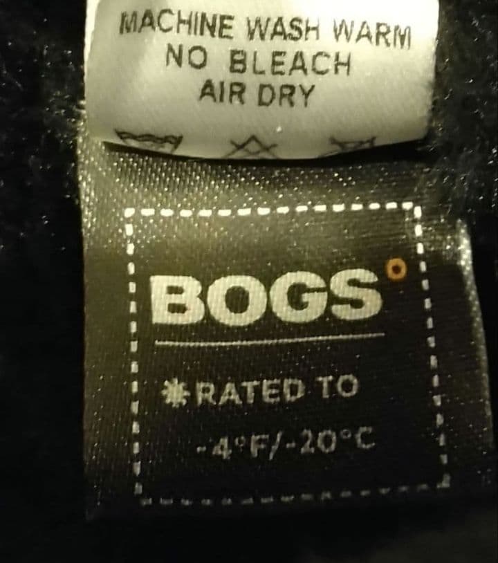 新品 BOGS 防水キルティングロングブーツ 24cm ブラック