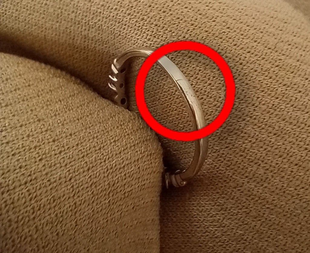 k10 ホワイトゴールド k10wg ハート エタニティリング ハーフエタニティ