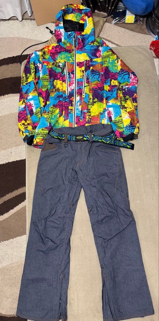 SIMS シムス スノーボードウェア 上下セット L
